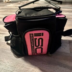 Pink and Black Women's Bag